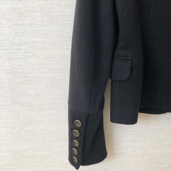 Black Wool Blazer - Picture 3 of 6